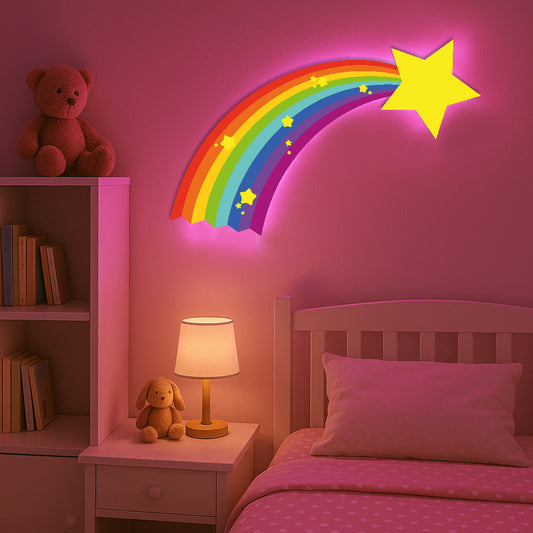 Shooting Star LED Backlit Wallpop