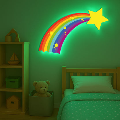 Shooting Star LED Backlit Wallpop