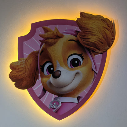 Paw Patrol Skye LED Backlit Wallpop