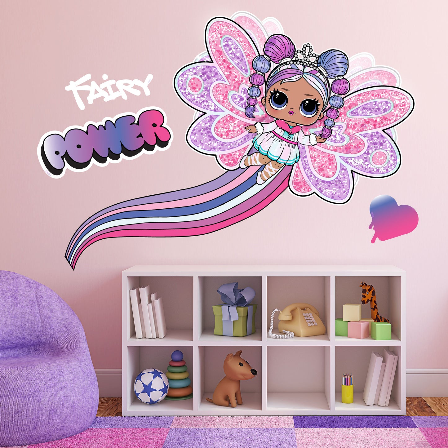 L.O.L Surprise! Wall Sticker - Fairies Snowflake Wall Art