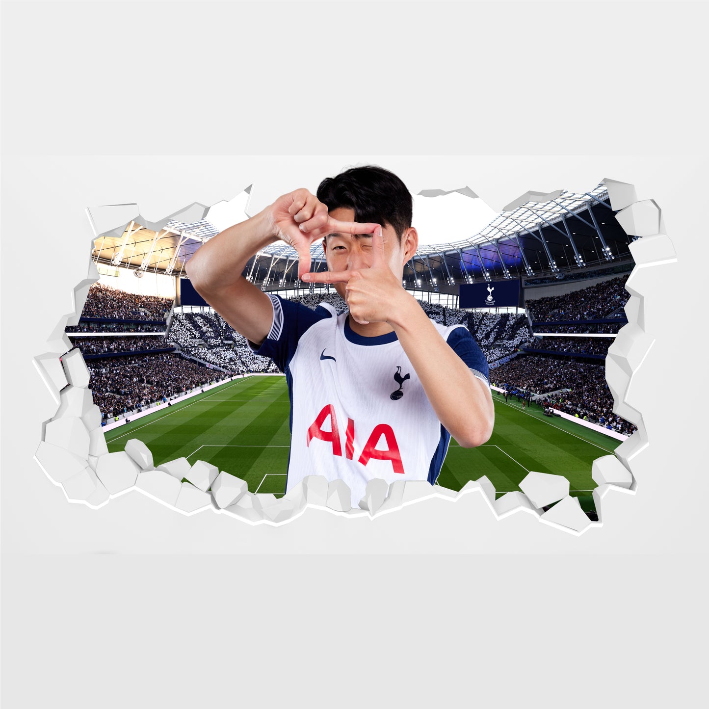 Tottenham Hotspur FC - Son Heung-min 24-25 Broken Wall Sticker