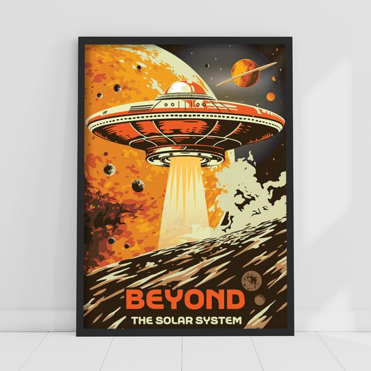 Space Wall Print - Beyond The Solar System Poster Wall Art