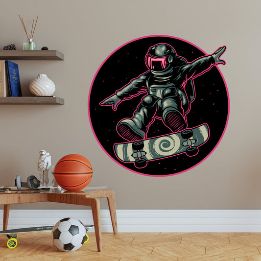 Space Wall Sticker - Space Skateboard Decal Wall Art