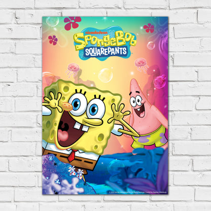 SpongeBob Print - SpongeBob And Patrick Core Poster Wall Art