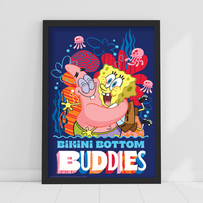 SpongeBob Print - Bikini Bottom Buddies Poster Wall Art