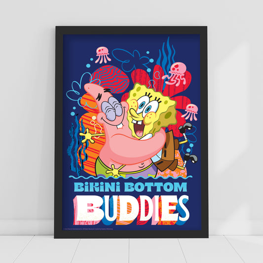 SpongeBob Print - Bikini Bottom Buddies Poster Wall Art