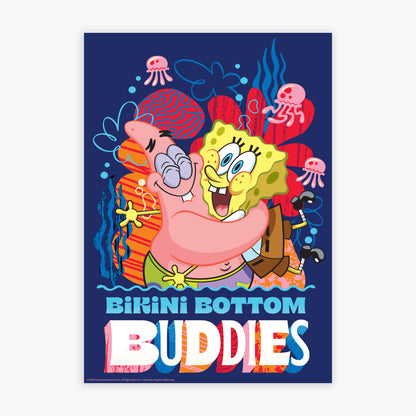 SpongeBob Print - Bikini Bottom Buddies Poster Wall Art