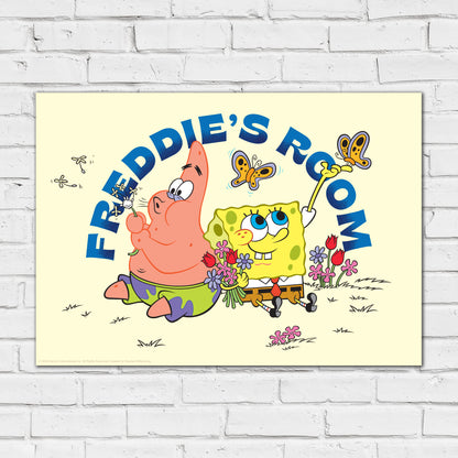 SpongeBob Print - Butterfly Personalised Poster Wall Art