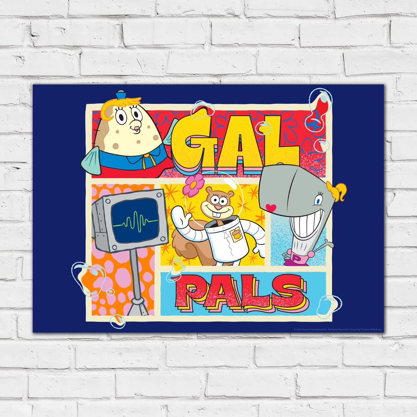 SpongeBob Print - Gal Pals Poster Wall Art