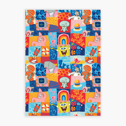 SpongeBob Print - Pattern Poster Wall Art