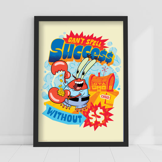 SpongeBob Print - Success Poster Wall Art