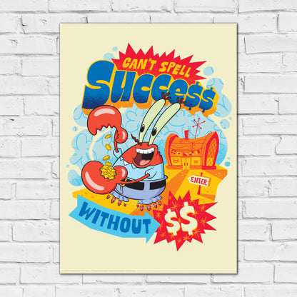 SpongeBob Print - Success Poster Wall Art