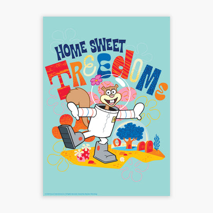 SpongeBob Print - Treedome Poster Wall Art