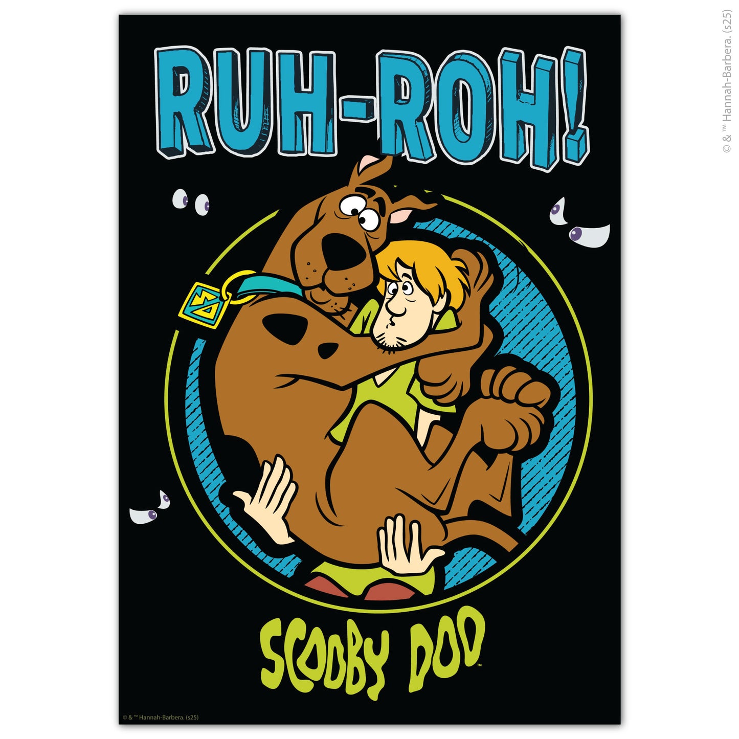 Scooby-Doo Print  –  Ruh Roh Poster Wall Art