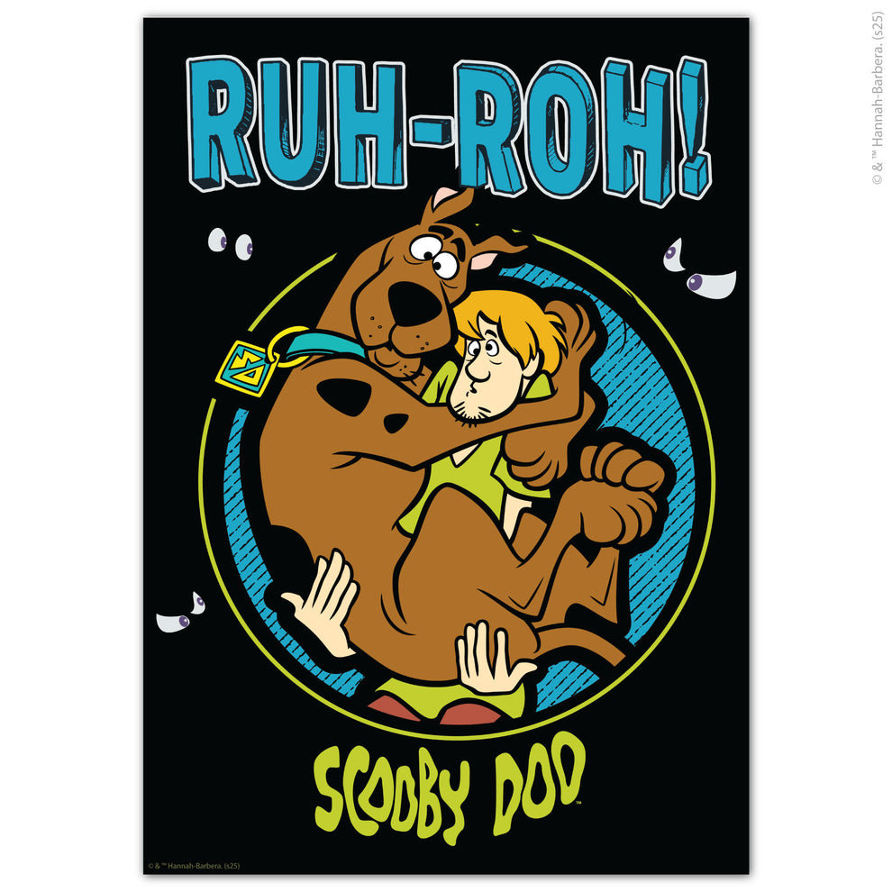 Scooby-Doo Print – Ruh Roh Poster Wall Art – www.themed.co.uk