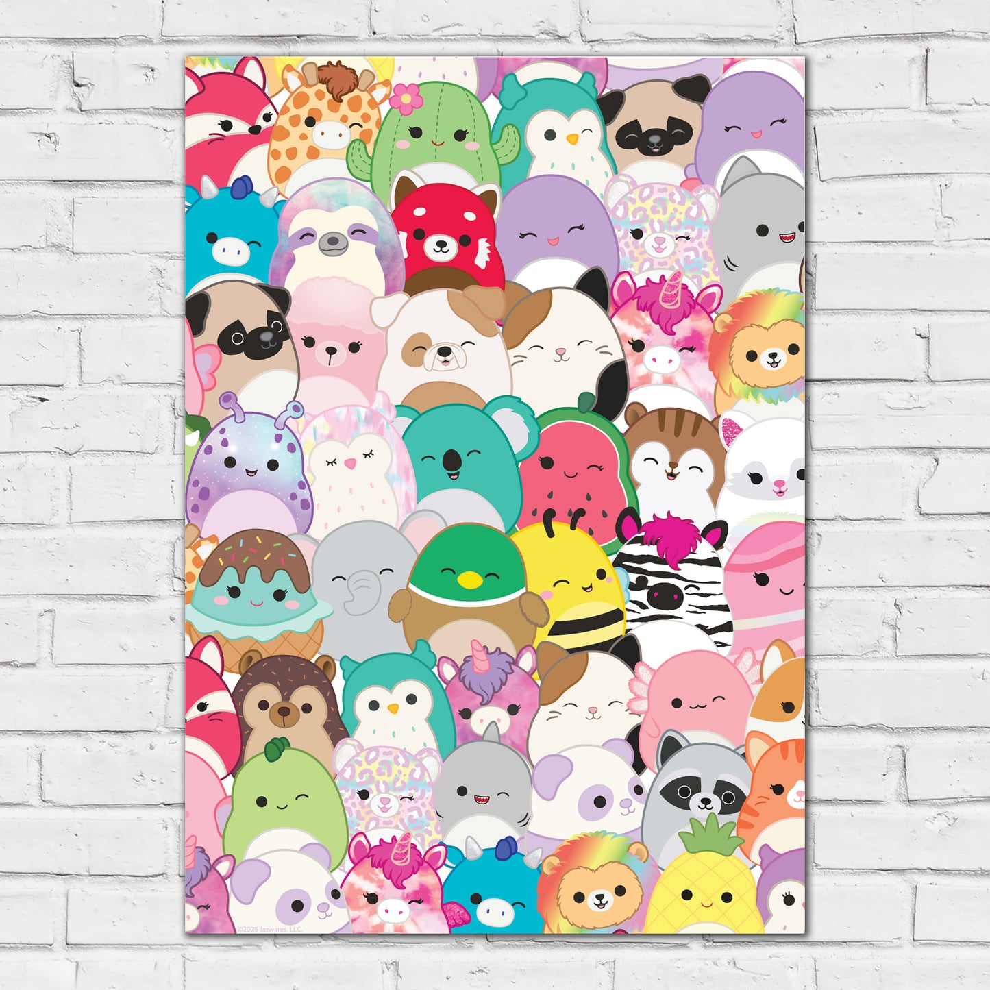 Squishmallows Print - Character Collage Poster Wall Art
