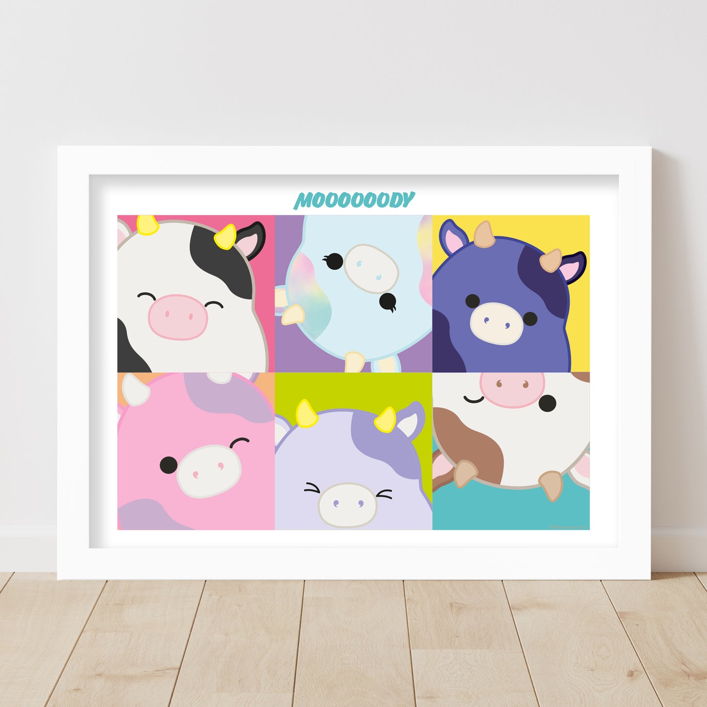 Squishmallows Print - Moody Cows Poster Wall Art