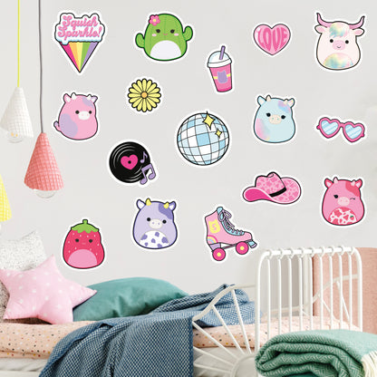 Squishmallows Wall Sticker - Squish Sparkle Decal Set Wall Art