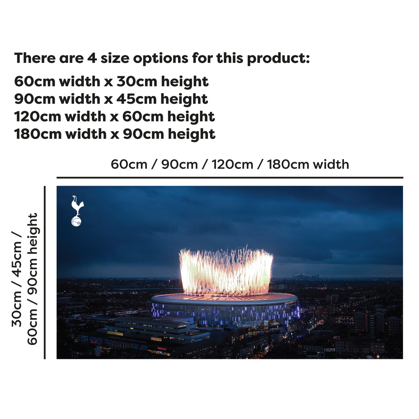 Tottenham Hotspur Football Club - Stadium Mural (Outside)