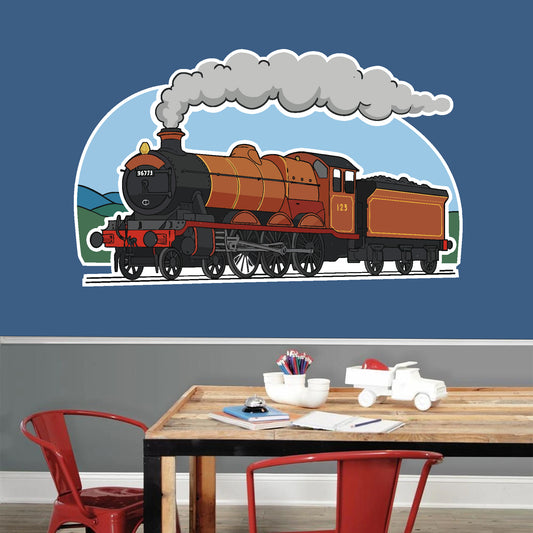 Train Wall Sticker - Steam Train Decal Wall Art