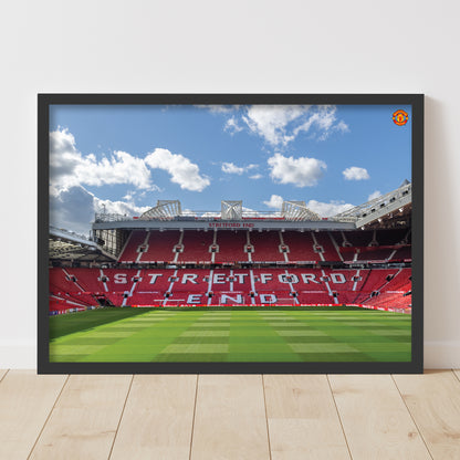 Manchester United FC Print - Stretford End Stadium Poster