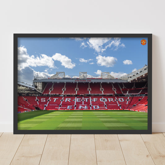 Manchester United FC Print - Stretford End Stadium Poster