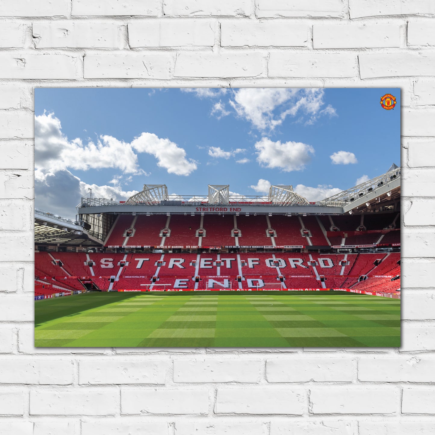 Manchester United FC Print - Stretford End Stadium Poster