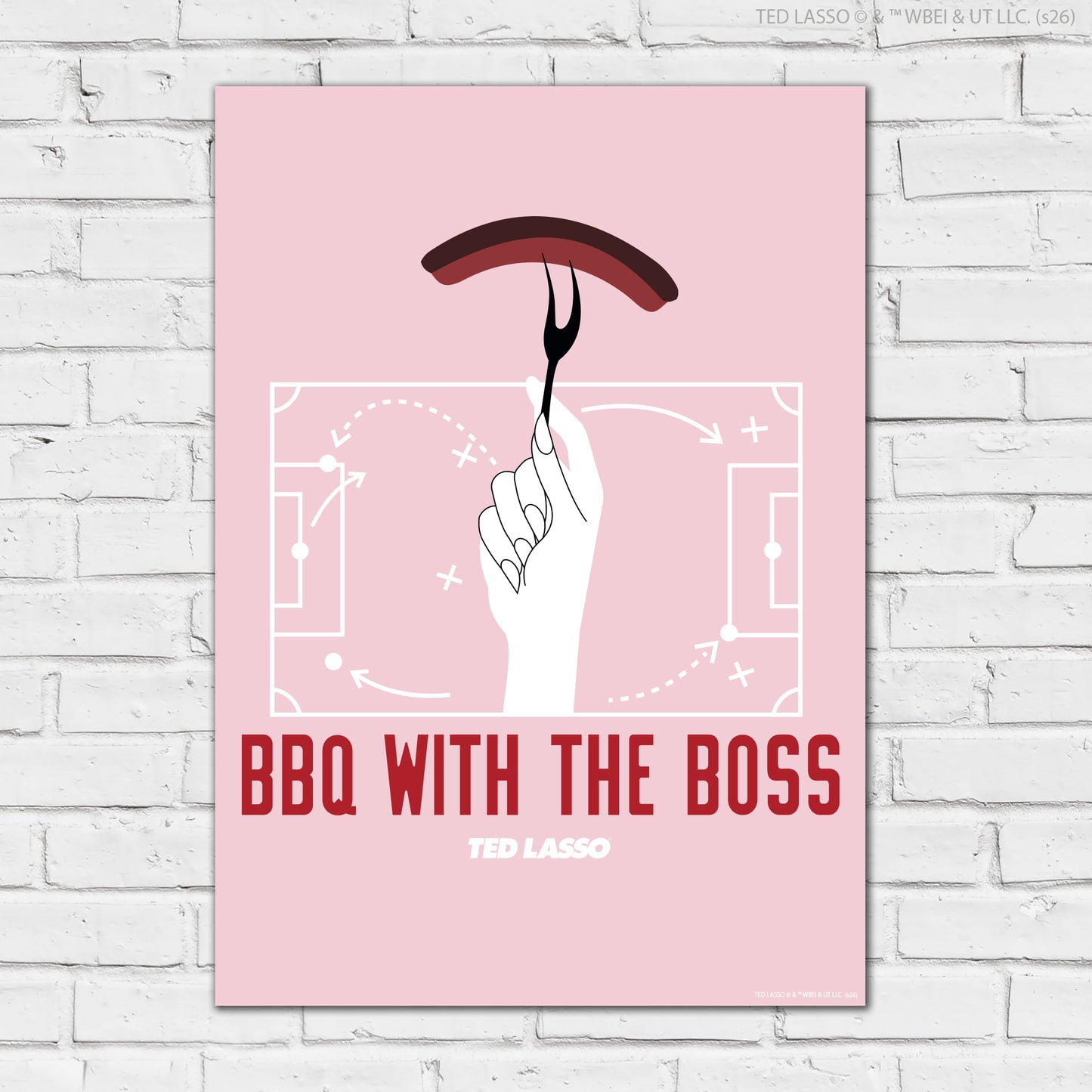 Ted Lasso™ Poster - BBQ With The Boss Print Design Wall Art