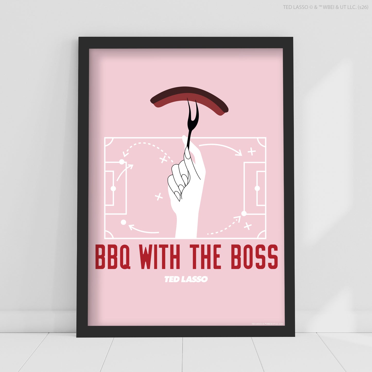 Ted Lasso™ Poster - BBQ With The Boss Print Design Wall Art