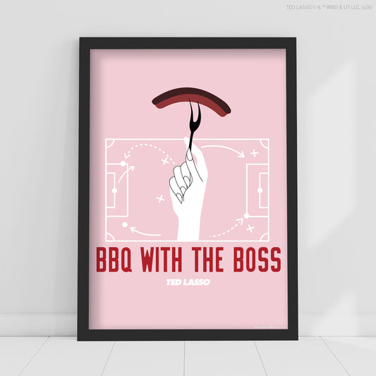 Ted Lasso™ Poster - BBQ With The Boss Print Design Wall Art