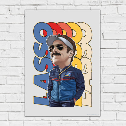 Ted Lasso™ Poster - Bobble Head Print Design Wall Art
