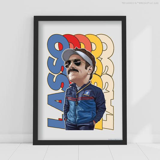 Ted Lasso™ Poster - Bobble Head Print Design Wall Art