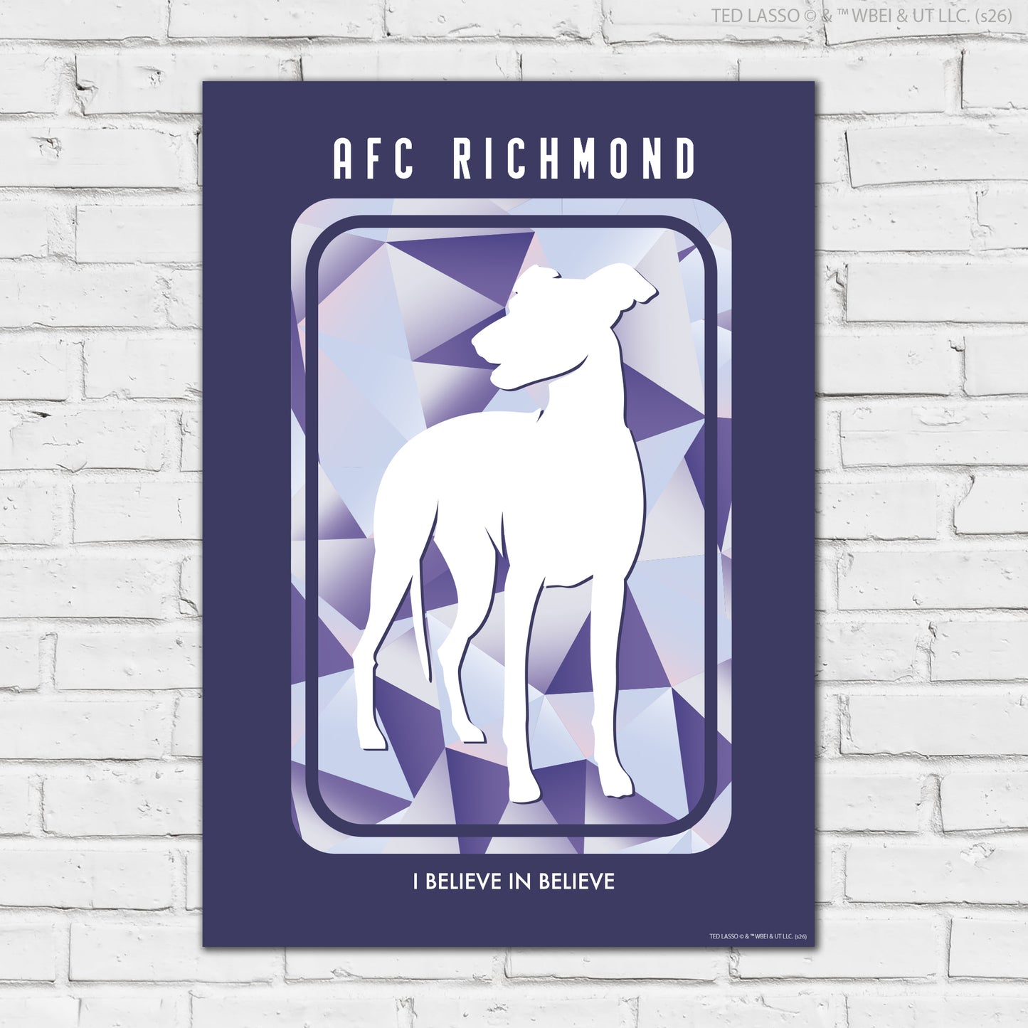 Ted Lasso™ Poster - Purple AFC Richmond Print Design Wall Art