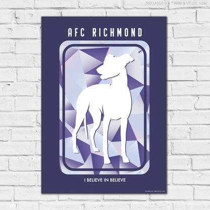Ted Lasso™ Poster - Purple AFC Richmond Print Design Wall Art