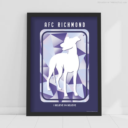 Ted Lasso™ Poster - Purple AFC Richmond Print Design Wall Art