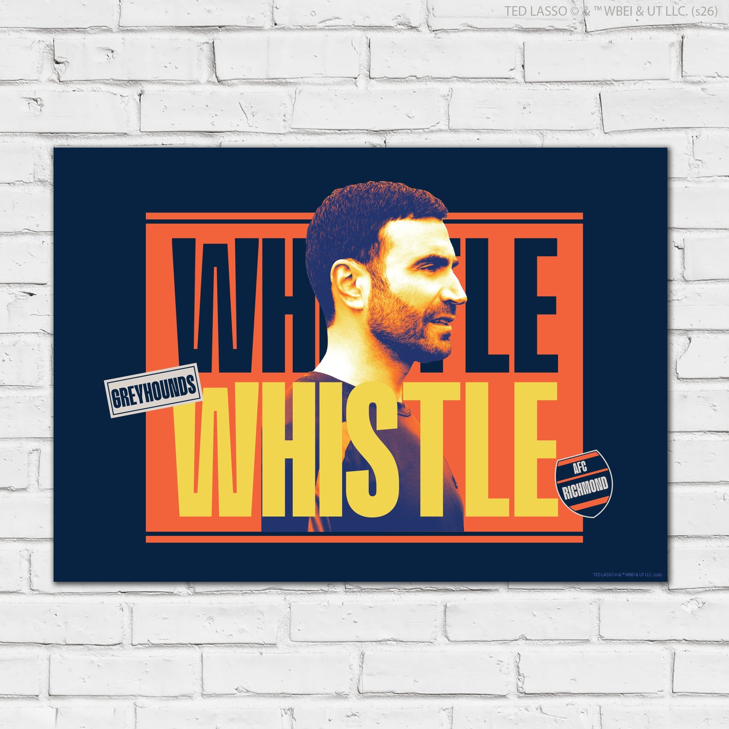 Ted Lasso™ Poster - Whistle Print Design Wall Art