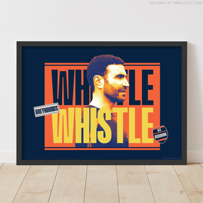 Ted Lasso™ Poster - Whistle Print Design Wall Art