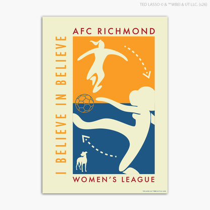 Ted Lasso™ Poster - Women's League Print Design Wall Art