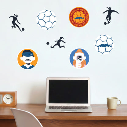 Ted Lasso Sticker Set - Icons Decal Wall Art