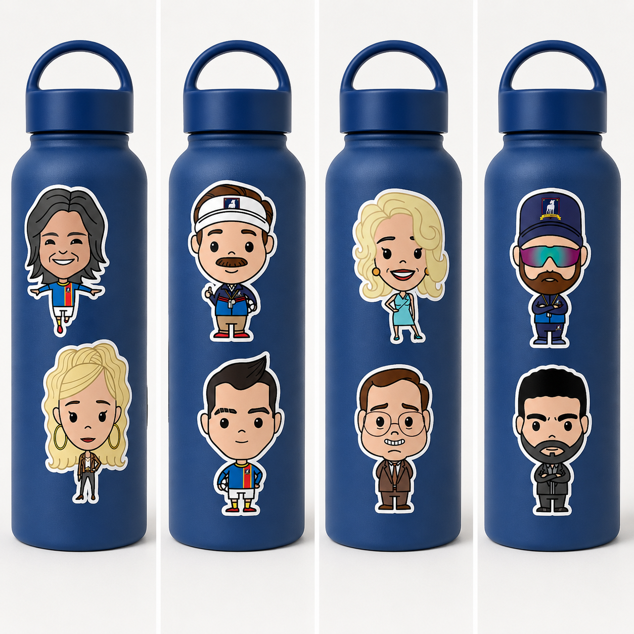 Ted Lasso Sticker Set - Bobble Heads Group Decal Wall Art