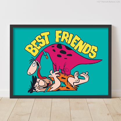The Flintstones™ Print - Best Friends Poster Wall Art