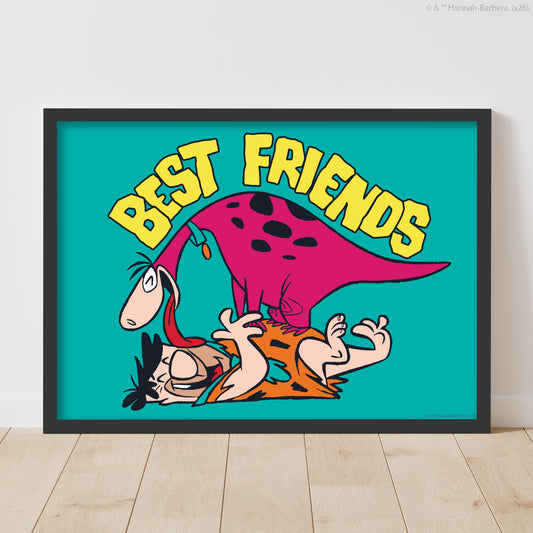 The Flintstones™ Print - Best Friends Poster Wall Art