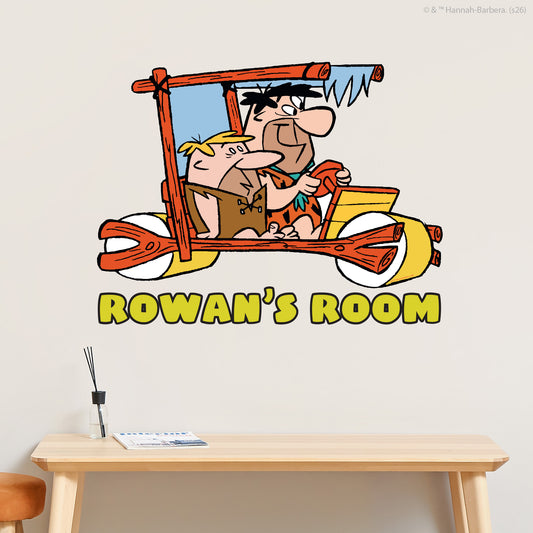 The Flintstones™ Wall Sticker - Fred And Barney Personalised Decal Wall Art
