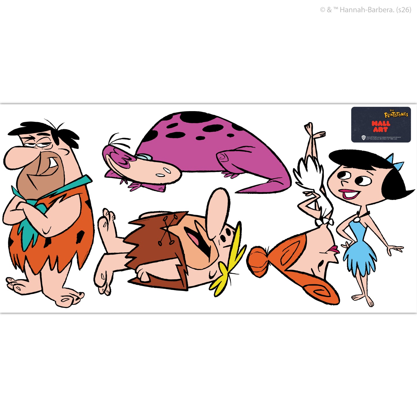 The Flintstones™ Wall Sticker - Group Decal Set Wall Art