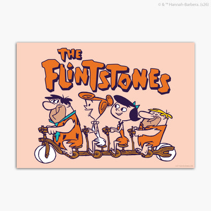 The Flintstones™ Print - Group Orange Poster Wall Art