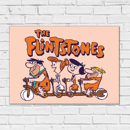 The Flintstones™ Print - Group Orange Poster Wall Art