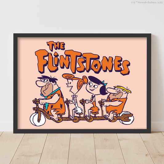 The Flintstones™ Print - Group Orange Poster Wall Art