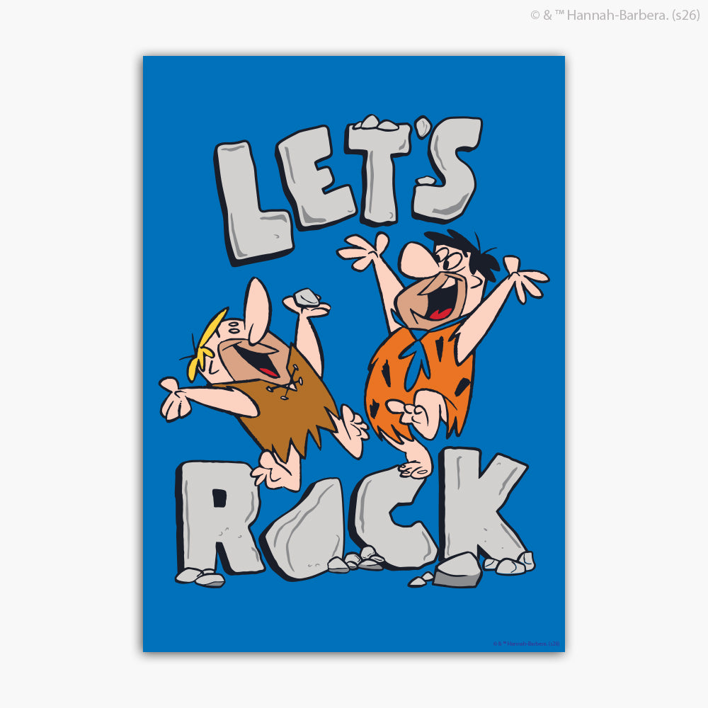 The Flintstones™ Print - Let's Rock Poster Wall Art