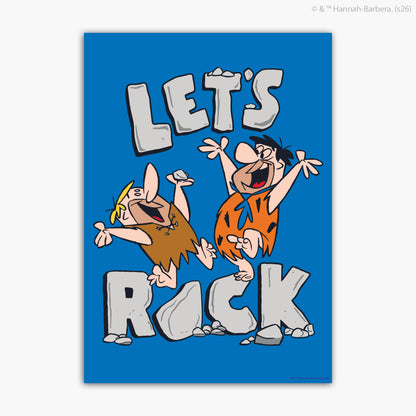 The Flintstones™ Print - Let's Rock Poster Wall Art