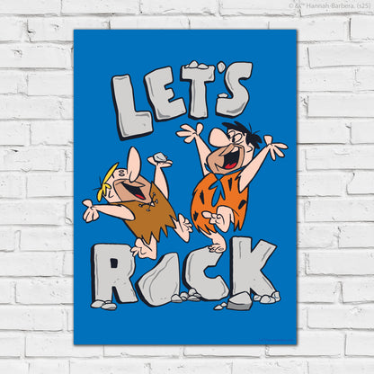 The Flintstones™ Print - Let's Rock Poster Wall Art